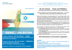 israel / palästina - Netzwerk Schweiz für einen gerechten Frieden in