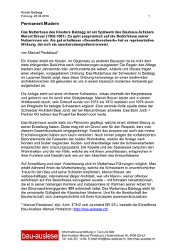 herunterladen - Bau-Auslese Manuel Pestalozzi