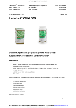 Lactobact OMNI FOS