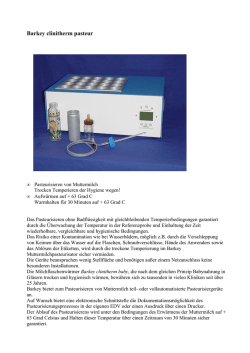 Barkey clinitherm pasteur