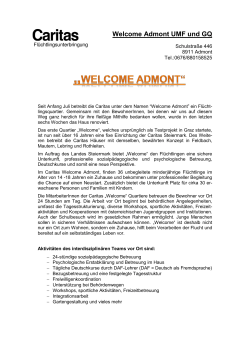 Welcome Admont UMF und GQ