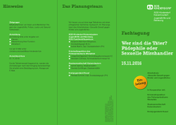 Infoflyer zum - SOS