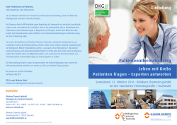 Einladung Patienteninformationstag ( 639 KB PDF Format )