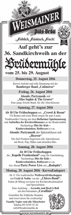 Kerwa-Programm