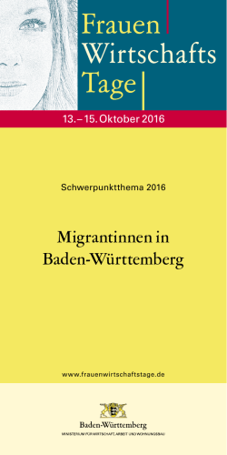 Migrantinnen in Baden-Württemberg