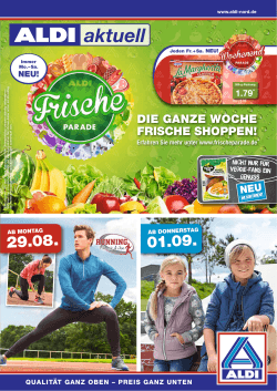 DIE GANZE WOCHE FRISCHE SHOPPEN!