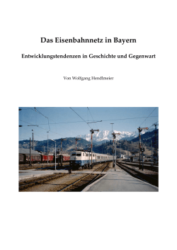 Das Eisenbahnnetz in Bayern - variatio