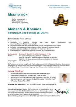 Inhalte / Methoden - Yoga 7 Erika Erber Wien 7