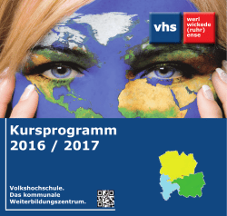 Kursprogramm 2016 / 2017