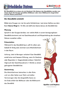 Ein Standbild entsteht