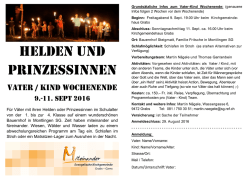 Helden und Prinzessinnen - Kirchgemeinde Grabs-Gams