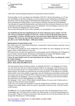 24.08.2016 1. Elternbrief 16/17 - Gesamtschule Xanten