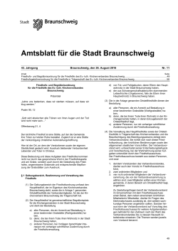Amtsblatt für die Stadt Braunschweig