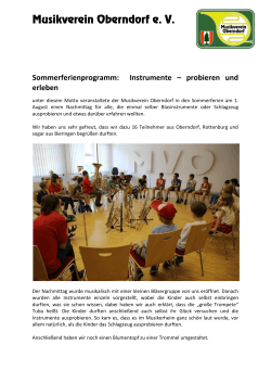 09.08.2016 Gemeindebote Bericht Jugend Sommerferienprogramm