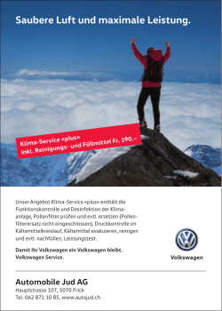 Klima-Service - Automobile Jud AG
