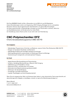 CNC-Polymechaniker EFZ