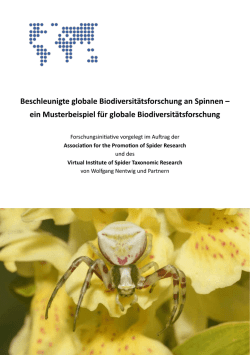 ein Musterbeispiel f&uuml;r globale Biodiversit&auml;tsforschung