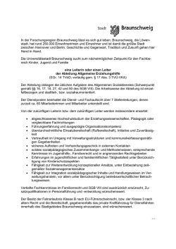 In der Forschungsregion Braunschweig l&auml;sst es sich gut leben