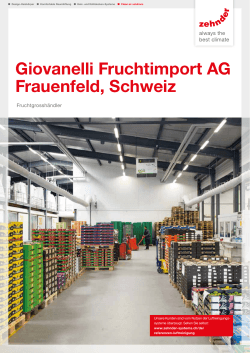 Giovanelli Fruchtimport AG Frauenfeld, Schweiz