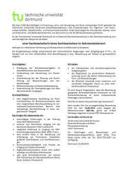 einer Sachbearbeiterin/eines Sachbearbeiters im
