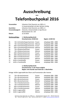 Ausschreibung - SSV Freiberg 90 e.V.