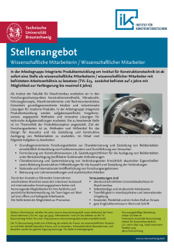 Institut f&uuml;r Konstruktionstechnik - Intranet