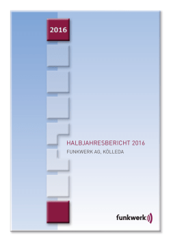 halbjahresbericht 2016