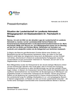 Pressemitteilung von Gerhard Radeck als pdf