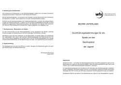 Durchf&uuml;hrungsbestimmungen - JuFu