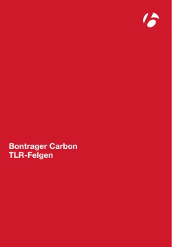 Bontrager Carbon TLR-Felgen