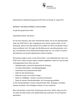Referat Mark Werren  - Bern