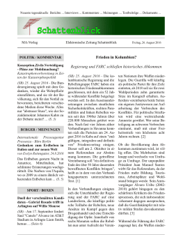 Schattenblick Druckausgabe