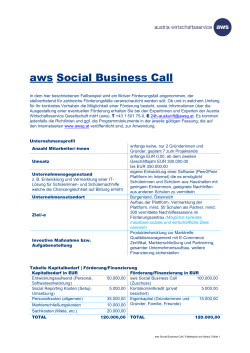 aws Social Business Call