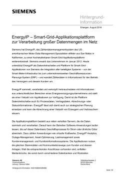 Hintergrundinformation: EnergyIP &ndash; Smart-Grid