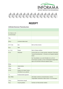 rezept - Inforama