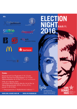 Flyer Election Night - US