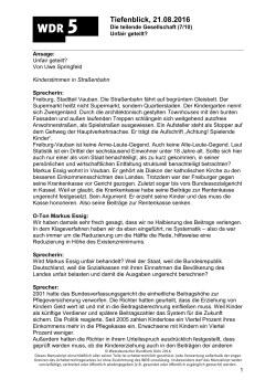 Die teilende Gesellschaft (7/10): Unfair geteilt? [PDF, 84,0 KB