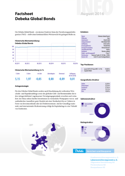 Weitere Informationen finden Sie in unserem Factsheet