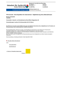 Digitalisierung ohne (Alters)Grenzen