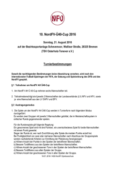 Durchf&uuml;hrungsbestimmungen NFV-&Uuml;40