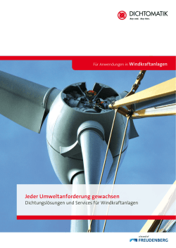 Jeder Umweltanforderung gewachsen
