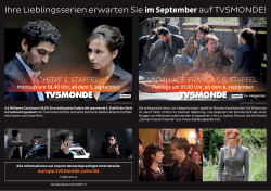 Ihre Serien im September - Europe