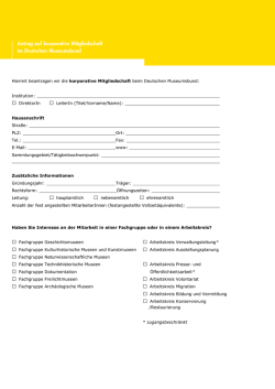 Hier beginnt der Text - Deutscher Museumsbund