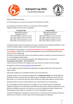 Ruhrpott Cup 2016 - TV Gerthe Badminton