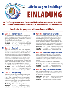 einladung - TuS Raubling eV