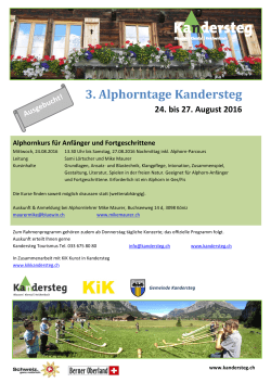 Flyer_Kurse_3. Alphorntage 2016