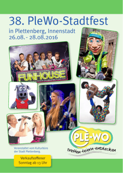 38. PleWo-Stadtfest