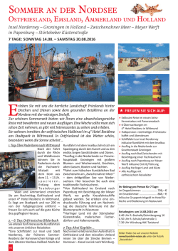 sommer an der nordsee - huenlein