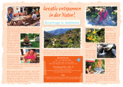 Kreativtage in Andalusien - yogacenter