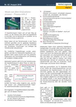 Ausgabe 42 - Bethel regional